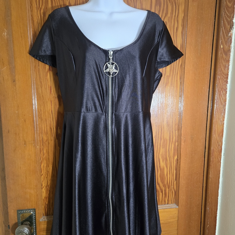 Black Zippered Dress